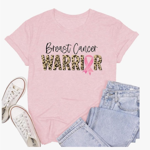 Tops - Pink Breast Cancer Warrior T-Shirt